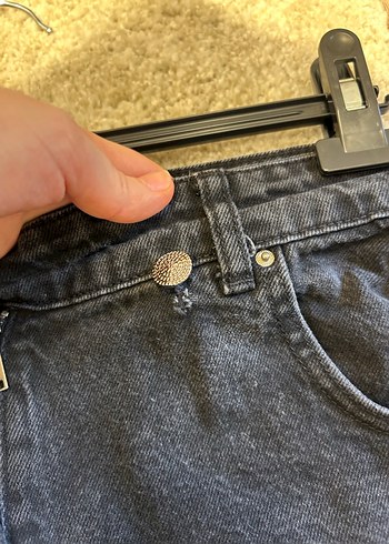 Addax Siyah Denim Etek-Şort - Görsel 4