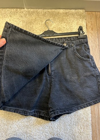 Addax Siyah Denim Etek-Şort - Görsel 3