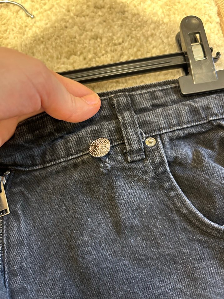 Addax Siyah Denim Etek-Şort - Görsel 4