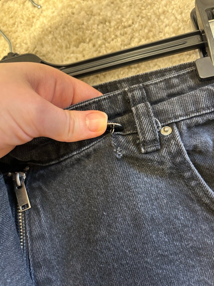 Addax Siyah Denim Etek-Şort - Görsel 5