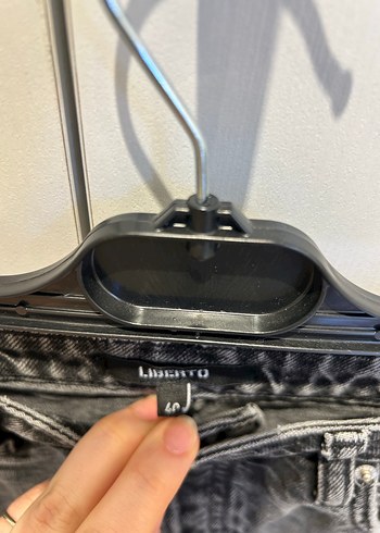 Liberto Siyah Jean | Beden 40 | Pamuk Karışımlı | Klasik Kesim - Görsel 3