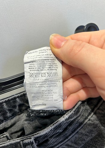 Liberto Siyah Jean | Beden 40 | Pamuk Karışımlı | Klasik Kesim - Görsel 4