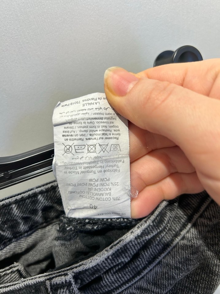 Liberto Siyah Jean | Beden 40 | Pamuk Karışımlı | Klasik Kesim - Görsel 4