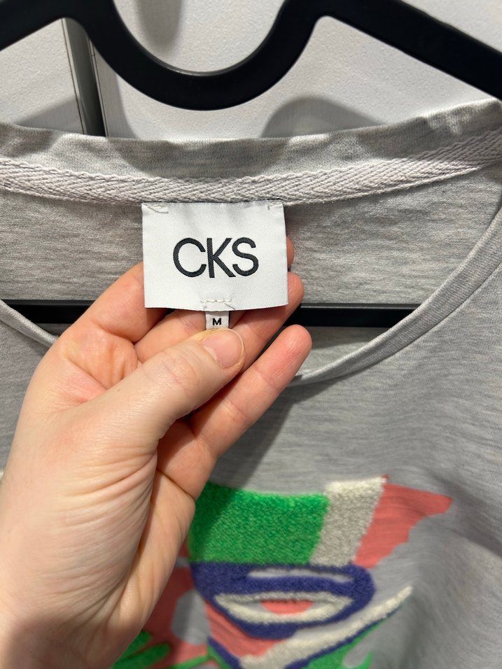 Gri Kadın Kısa Kollu Baskılı Tişört - Görsel 4