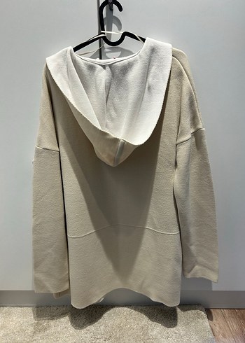 Kapüşonlu önü açık hırka - Görsel 2