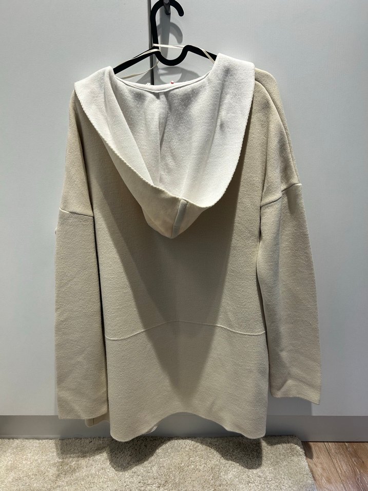 Kapüşonlu önü açık hırka - Görsel 2