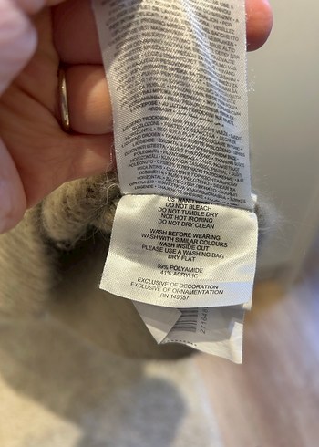 AMISU Bej/Latte balıkçı yaka triko kazak - Görsel 4