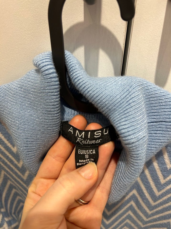 AMISU Balıkçı Yaka Desenli Triko Kazak - Görsel 3