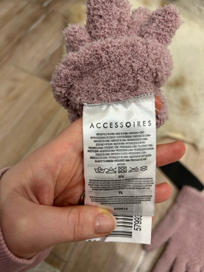 New Yorker yumuşak peluş eldiven - Görsel 5