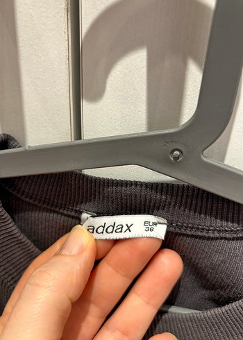 Addax Antrasit Rib Atlet - %96 pamuk - Görsel 2