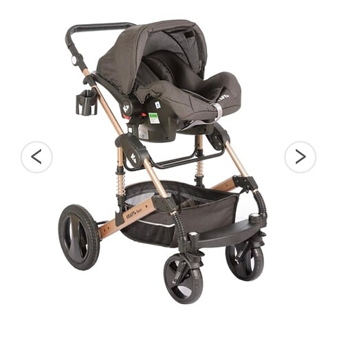 0 - 13 kg Beden siyah Renk Kraft Travel Sistem Bebek Arabası