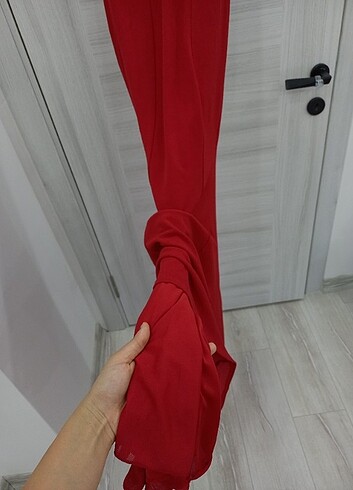38 Beden bordo Renk Abiye elbise 