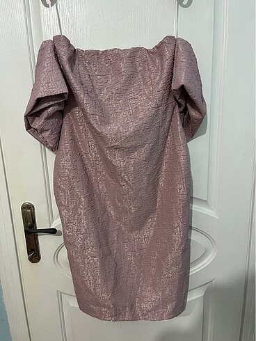 Midi Trendyolmilla Toz Pembe elbise - Görsel 2