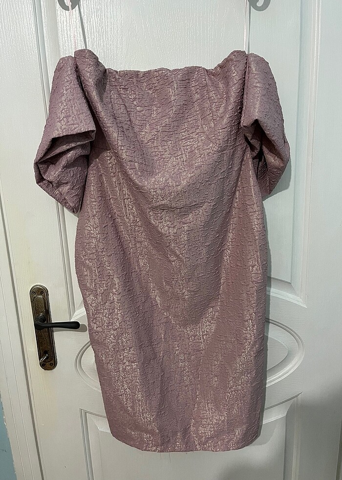 Midi Trendyolmilla Toz Pembe elbise - Görsel 2