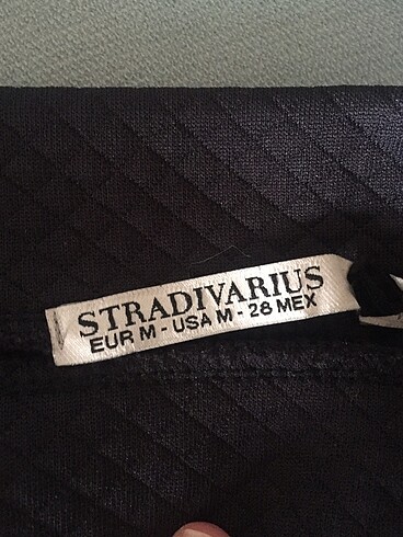 Stradivarius Stradivarius m beden siyah kısa etek