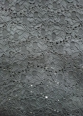 Dantel Detaylı Siyah Uzun Kalem Etek - Görsel 2