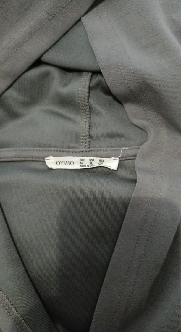 OYSHO Gri V Yakalı Salaş Kadın Eşofman Takım - Görsel 4