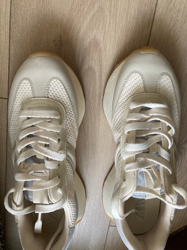 Beyaz Kadın Spor Ayakkabı - Görsel 5