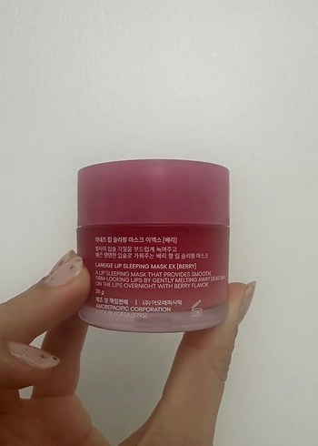 Laneige Mor Dudak Bakım Maskesi 20g - Görsel 2