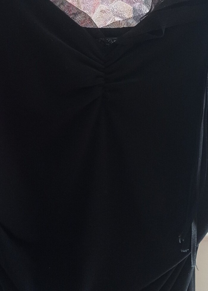 Siyah Abiye Elbise - Görsel 2