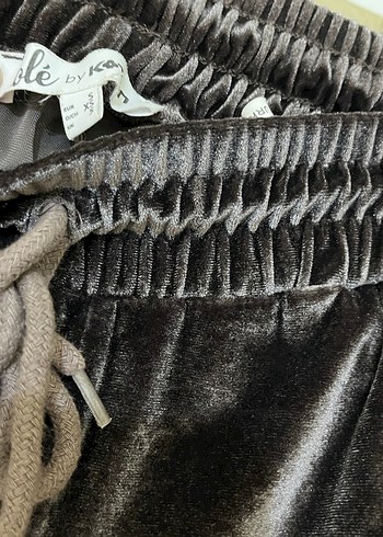 Süet Kemerli Rahat Kesim Kadın Eşofman - Görsel 3