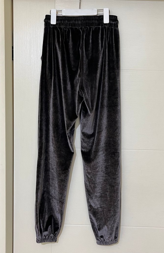 Süet Kemerli Rahat Kesim Kadın Eşofman - Görsel 4