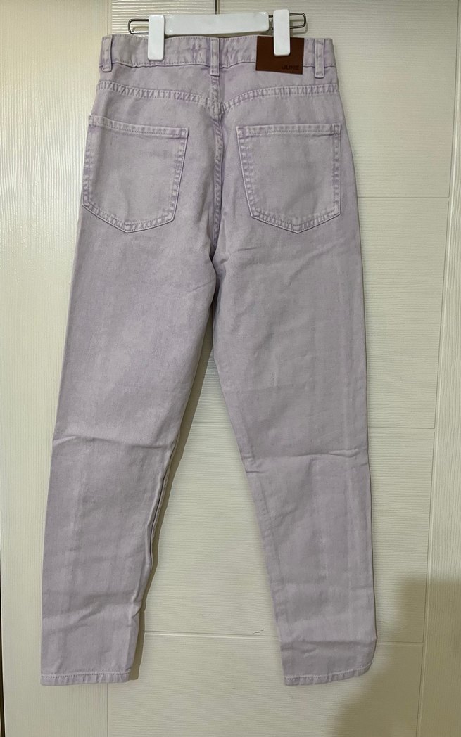 Mor Tie-Dye Midi Kadın Jean Pantolon - Görsel 4