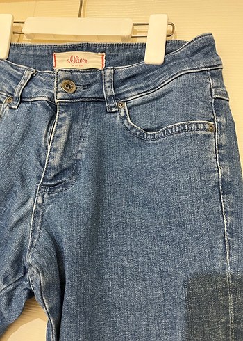 Lacivert Kadın Regular Fit Denim Pantolon - Görsel 2