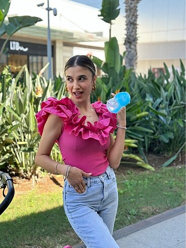 Zara Zara pembe bodysuit