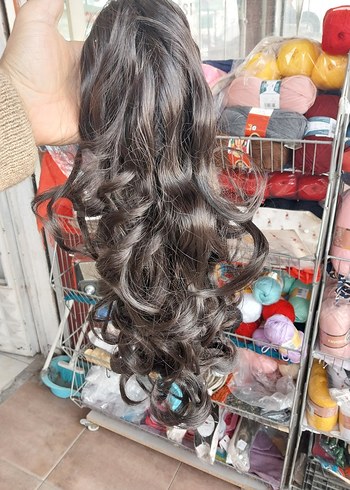 Zara Koyu Kahverengi Dalgalı peruk