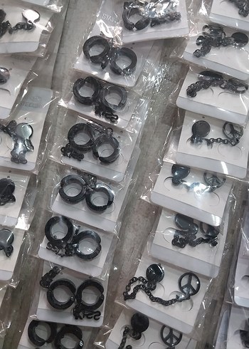 Toptan çelik Küpeler - Görsel 7