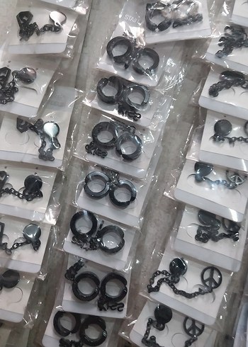 Toptan çelik Küpeler - Görsel 6