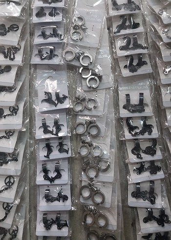 Toptan çelik Küpeler - Görsel 8