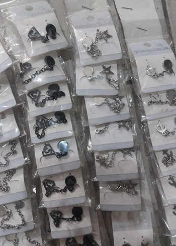 Toptan çelik Küpeler - Görsel 5