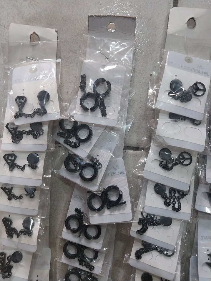 Toptan çelik Küpeler - Görsel 3