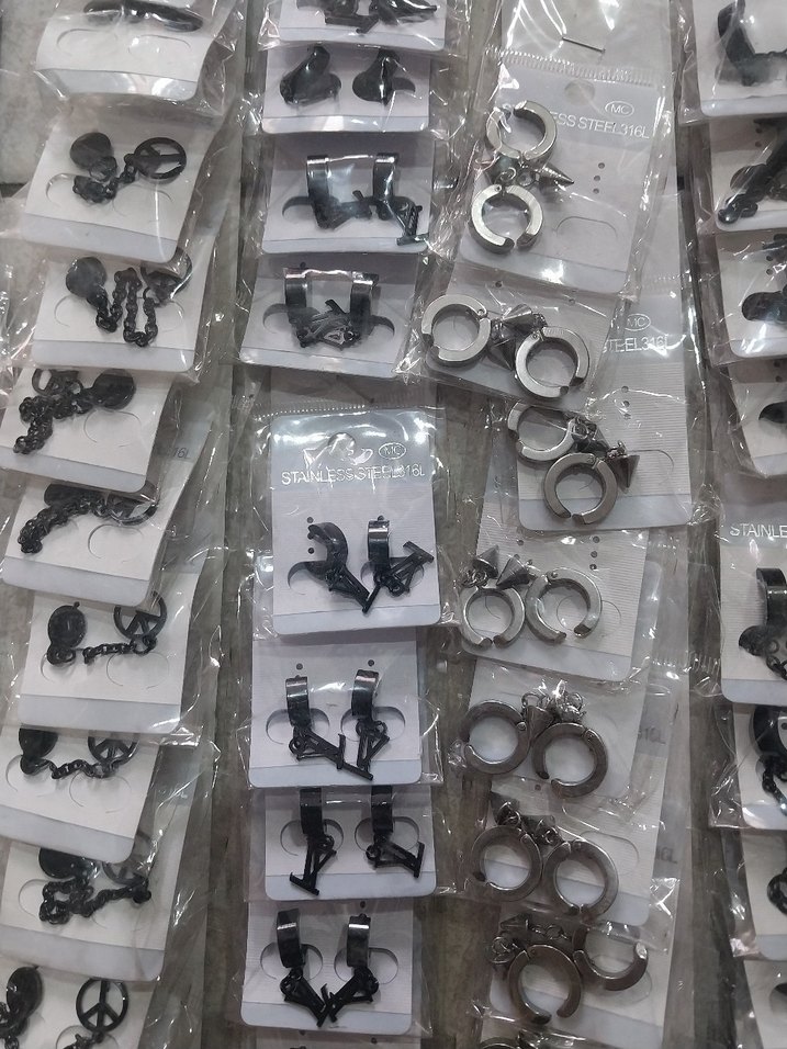 Toptan çelik Küpeler - Görsel 2