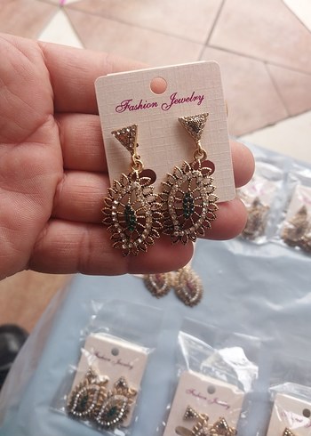 Renkli Mini Boncuklu Bohem Küpeler - Görsel 7