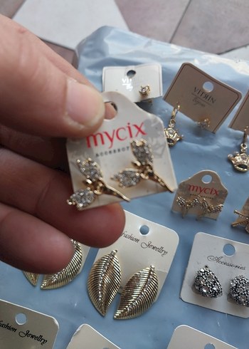 Renkli Boncuklu Bohem Mini Küpeler - Görsel 9