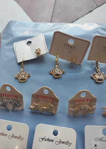 Renkli Boncuklu Bohem Mini Küpeler - Görsel 8