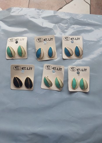 Renkli Boncuklu Kısa Kadın Küpeleri - Görsel 12