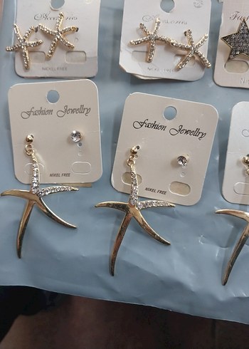 Renkli Nakışlı Mini Turkuaz Boncuklu Küpe - Görsel 13