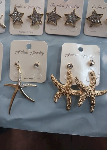 Renkli Nakışlı Mini Turkuaz Boncuklu Küpe - Görsel 16