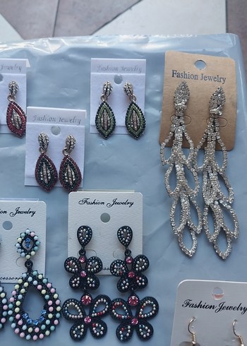 Renkli Boncuklu Mini Bohem Küpeler - Görsel 16