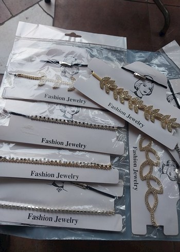 Taşlı tasma modeli kolye - Görsel 8