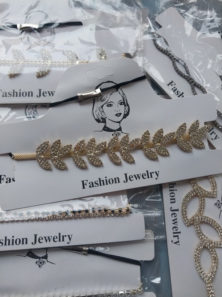 Taşlı tasma modeli kolye - Görsel 2