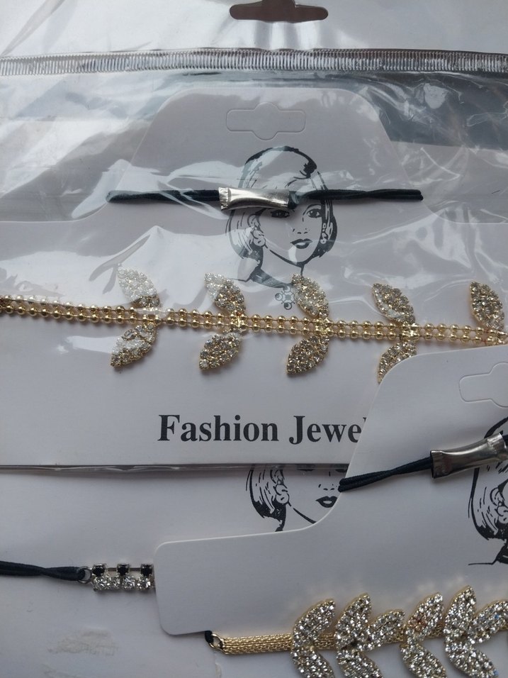 Taşlı tasma modeli kolye - Görsel 3