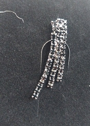 Siyah Payetli Gotik Kadın Takı Seti - Görsel 6