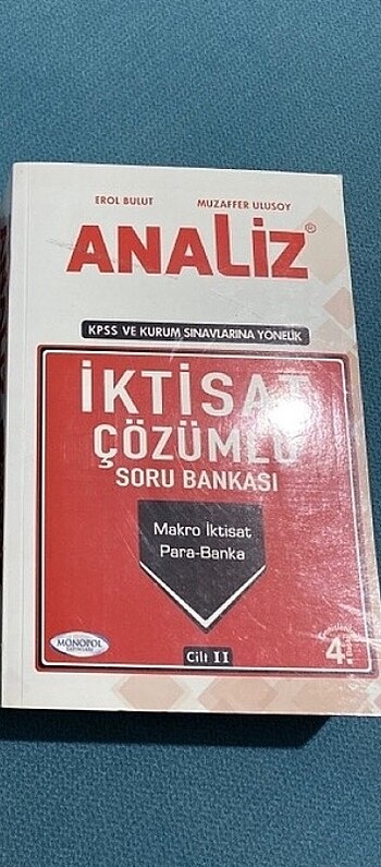 Analiz Mikro İktisat Para-Banka Çözümlü Soru Bankası