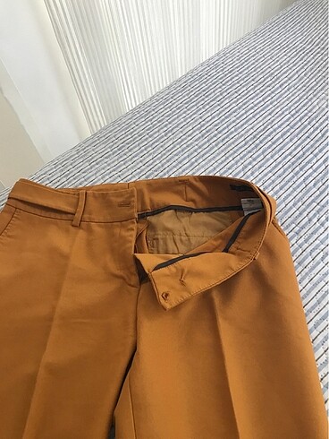 l Beden hardal rengi kumaş pantolon