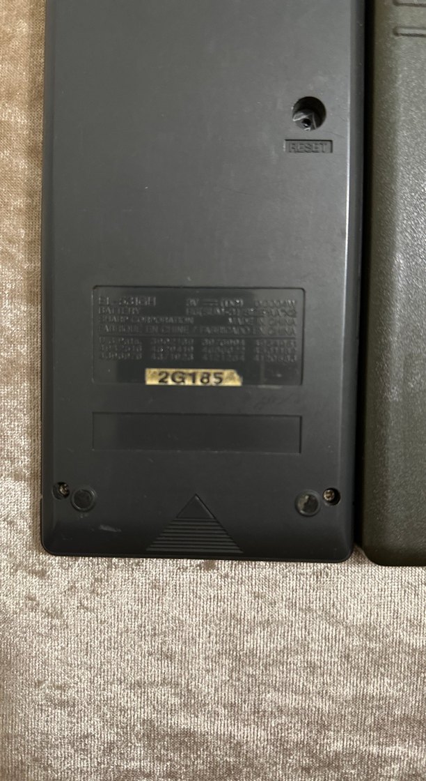 Sharp EL-531GH Hesap Makinesi - Görsel 3